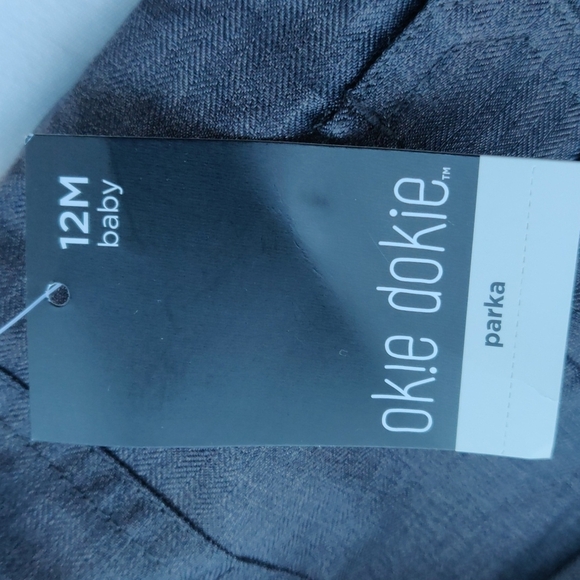 Okie dokie baby boy's jacket size 12M color grey - Picture 9 of 9